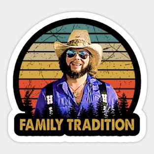 Hank Williams Jr. - Family Tradition Sticker